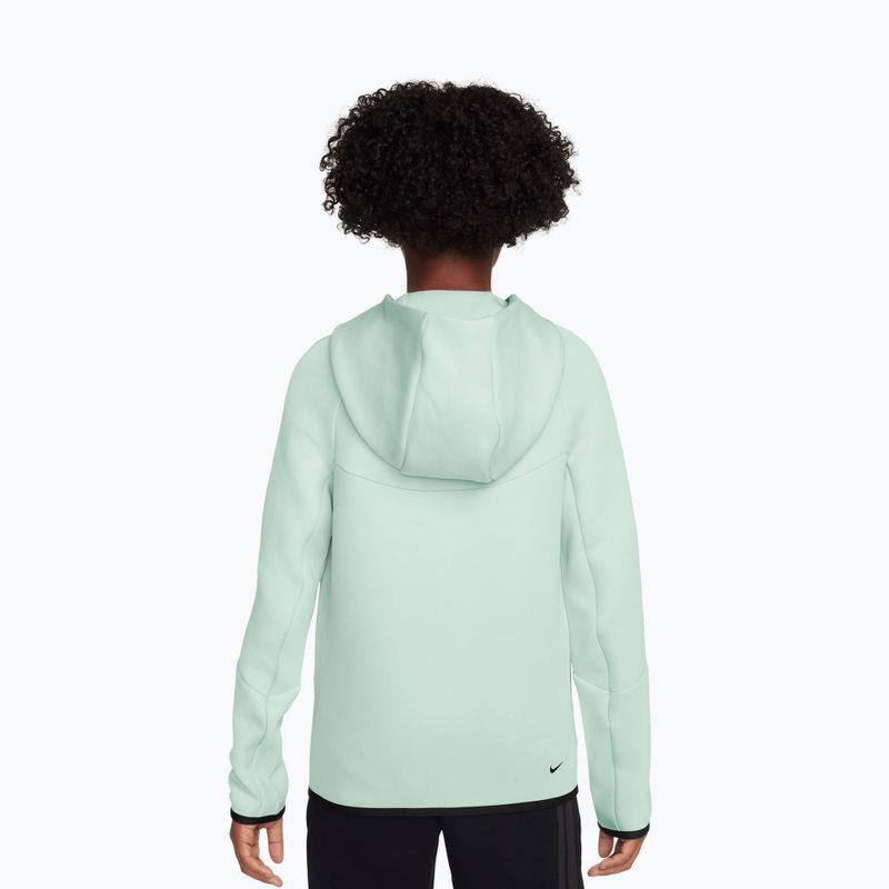 Dětská mikina Nike Sportswear Tech Fleece Full Zip barely green/black/black 2