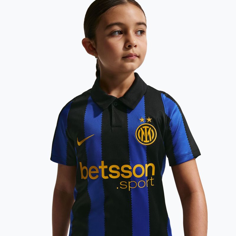 Dětské fotbalové tričko Nike Inter Milan Dri-Fit Stadium Home lyon blue/black/university gold 7