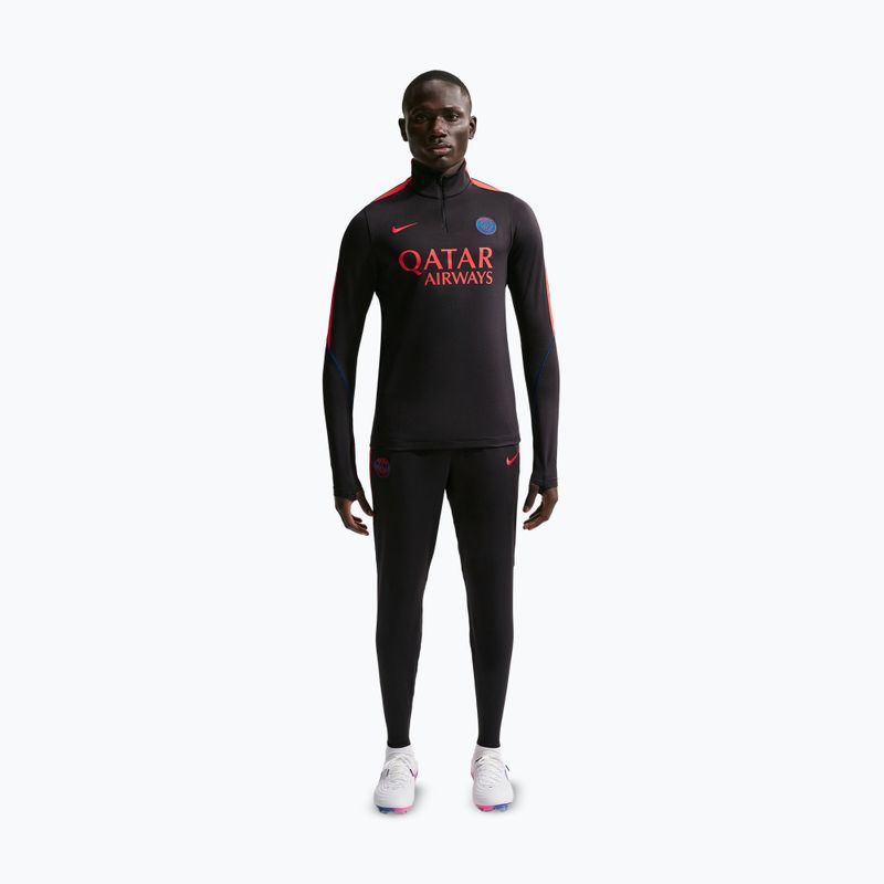 Pánská fotbalová mikina Nike Paris Saint-Germain Strike Dri-Fit Soccer Knit Drill Top black/global red/global red 2