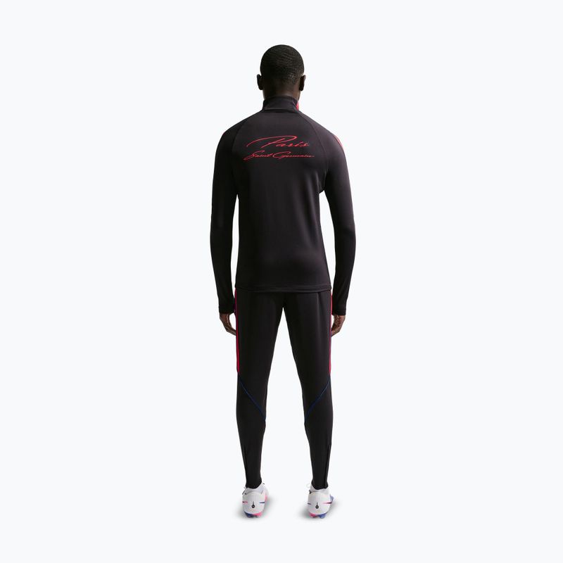 Pánská fotbalová mikina Nike Paris Saint-Germain Strike Dri-Fit Soccer Knit Drill Top black/global red/global red 3