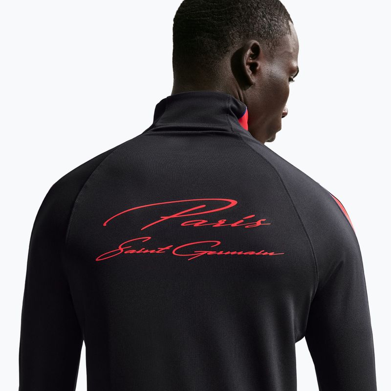 Pánská fotbalová mikina Nike Paris Saint-Germain Strike Dri-Fit Soccer Knit Drill Top black/global red/global red 5