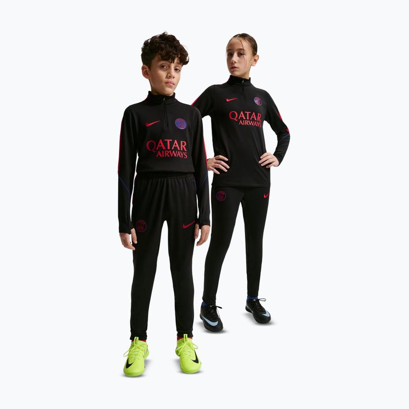 Dětské fotbalové kalhoty Nike Paris Saint-Germain Strike Dri-Fit black/global red/global red 2