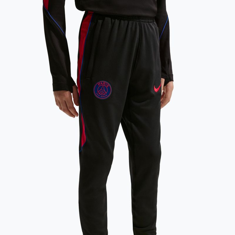 Dětské fotbalové kalhoty Nike Paris Saint-Germain Strike Dri-Fit black/global red/global red 7