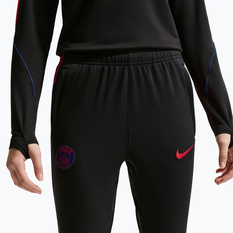 Dětské fotbalové kalhoty Nike Paris Saint-Germain Strike Dri-Fit black/global red/global red 8