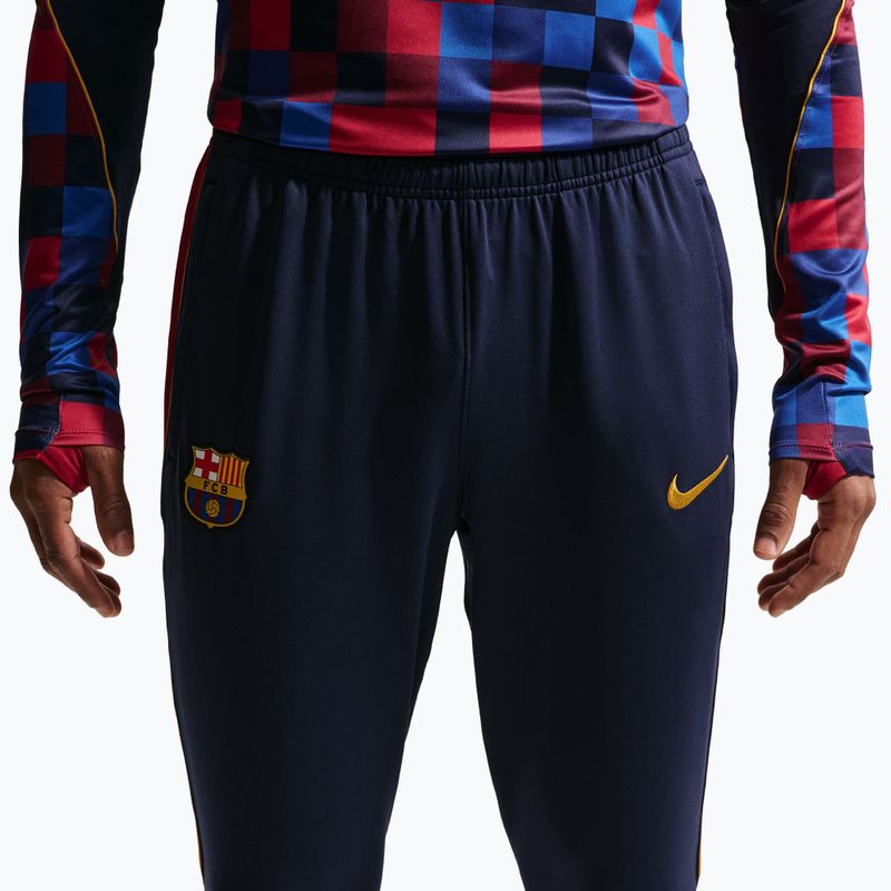 Pánské fotbalové kalhoty Nike FC Barcelona Strike Dri-Fit blackened blue/noble red/yellow 6