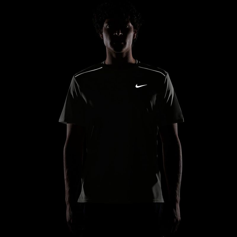 Pánské běžecké tričko Nike Miler Dri-Fit UV grey fog/particle grey 7