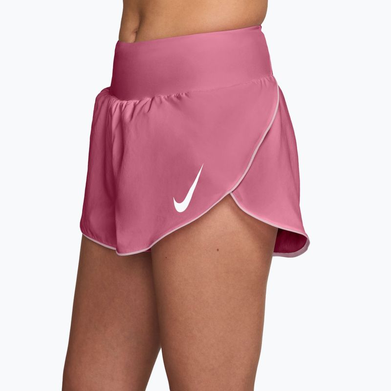 Dámské běžecké šortky Nike Tempo Swoosh Dri-Fit Mid-Rise Brief-Lined peony/pink foam/white 3