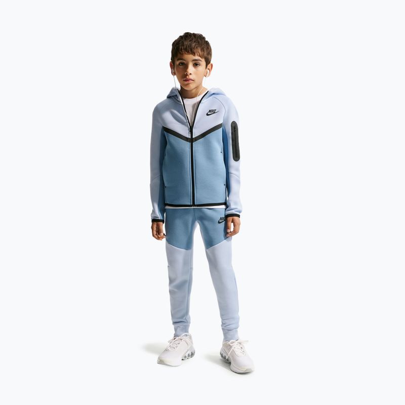 Dětská mikina Nike Sportswear Tech Fleece Full Zip hydrogen blue/work blue/black/black 2