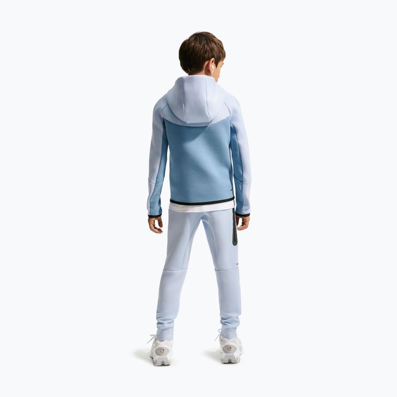 Dětská mikina Nike Sportswear Tech Fleece Full Zip hydrogen blue/work blue/black/black 3
