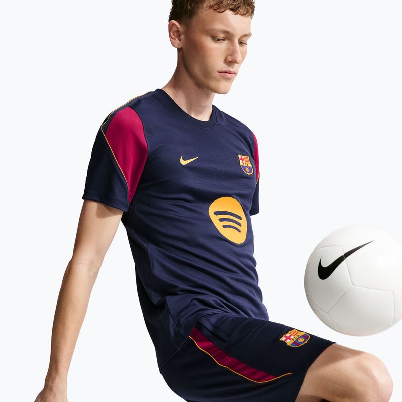 Pánské fotbalové tričko Nike FC Barcelona Strike Soccer Dri-Fit blackened blue/noble red/mineral yellow 6