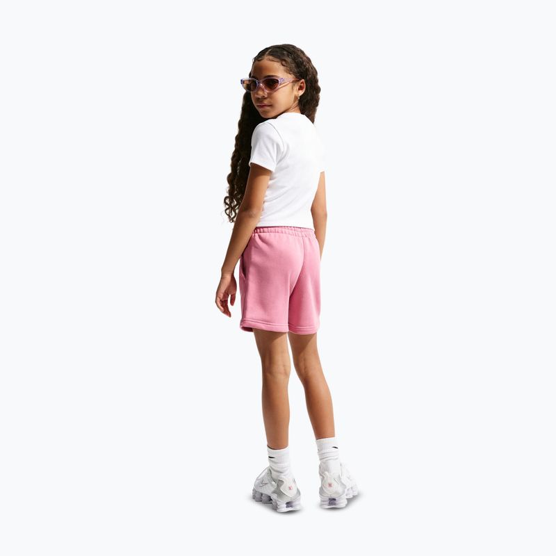 Dětské šortky Nike Sportswear Club Fleece peony/peony/white 3