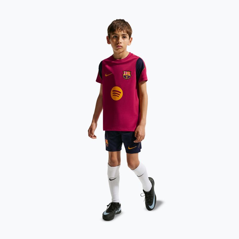 Dětské fotbalové tričko Nike FC Barcelona Strike Dri-Fit noble red/blackened blue 2