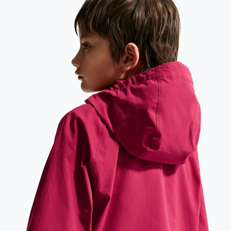 Dětská fotbalová bunda Nike FC Barcelona Tech Full Zip noble red/black/mineral yellow 5