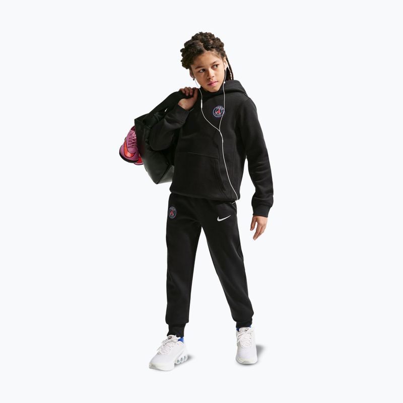 Dětské kalhoty Nike Paris Saint-Germain Club Fleece Jogger black/white 2