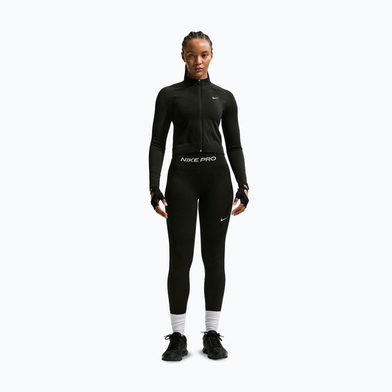 Dámská tréninková mikina Nike Pro Seamless black/white 2