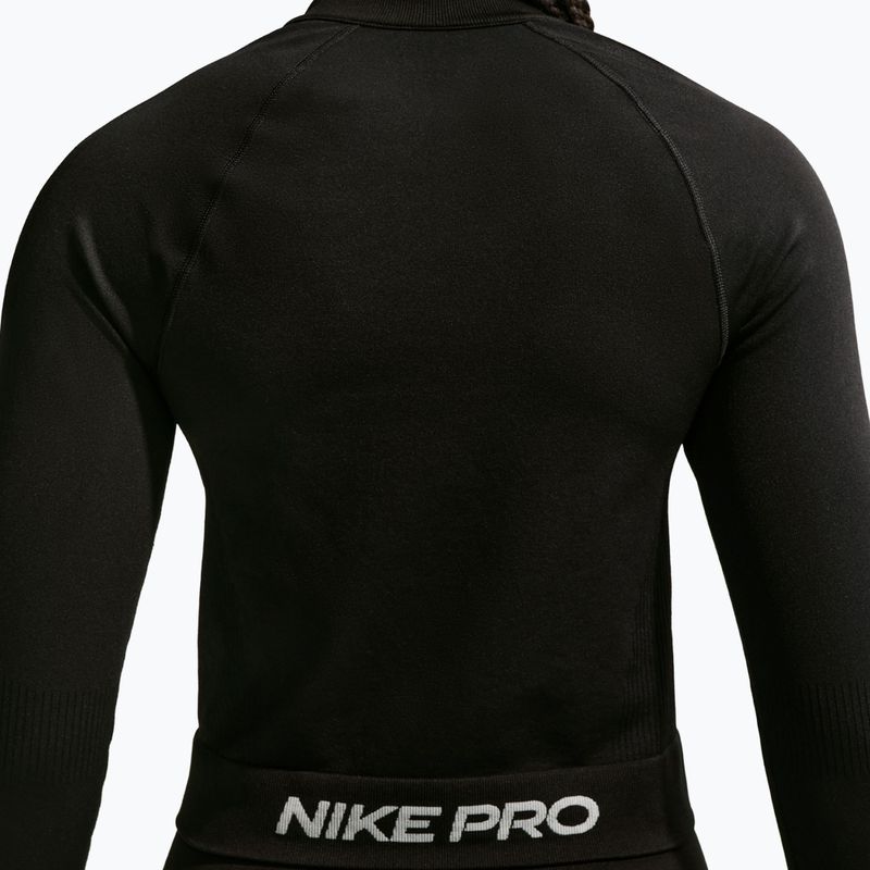 Dámská tréninková mikina Nike Pro Seamless black/white 4