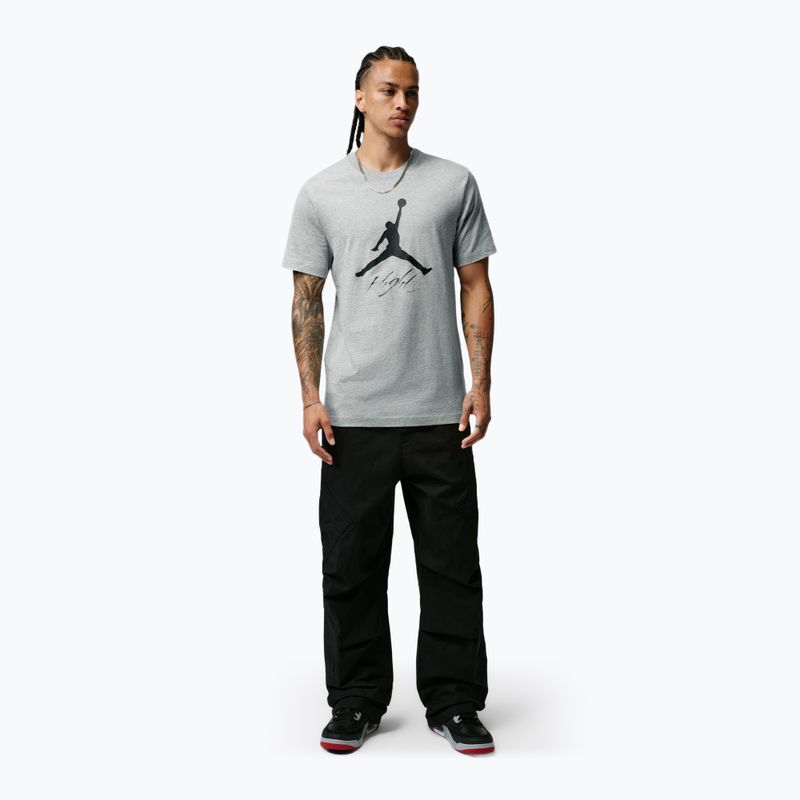 Pánské tričko na lezení Jordan Jumpman Flight dark grey heather 2