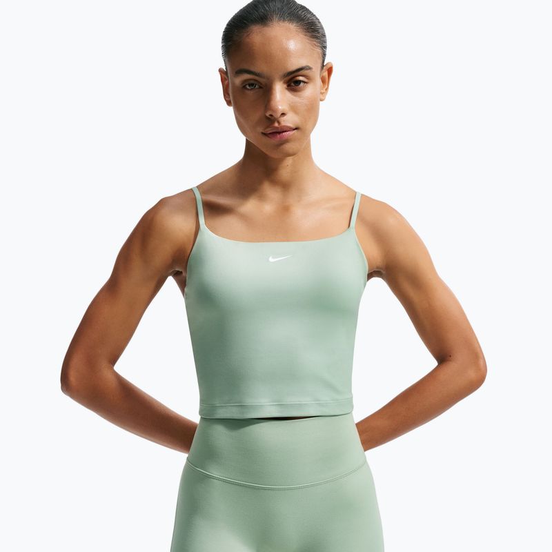 Dámské tréninkové tričko Nike One Medium Support steam/white