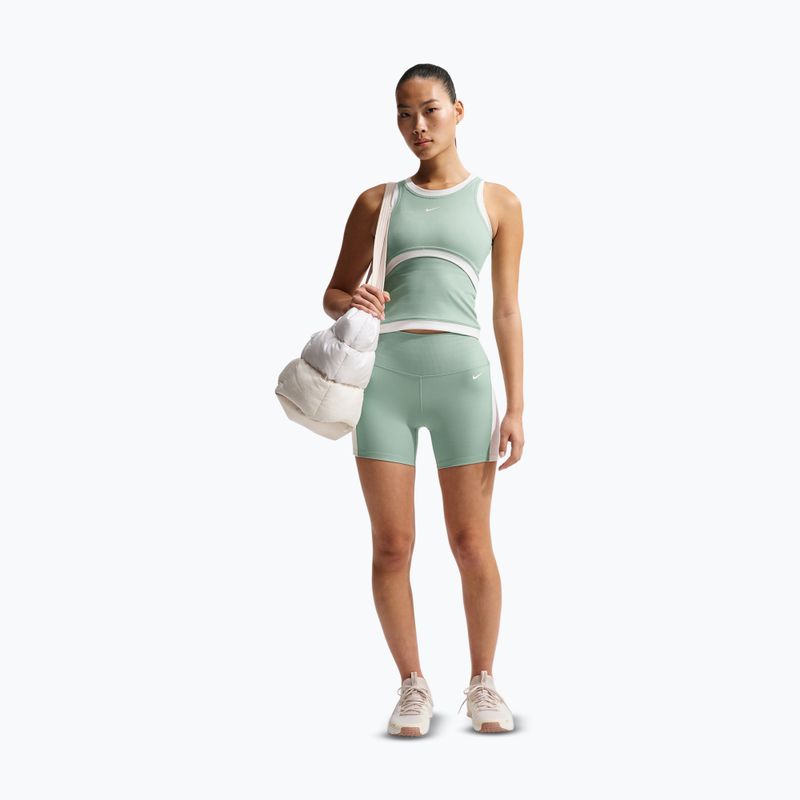 Dámské šortky Nike One High Waisted Biker 5" steam/white/white 2