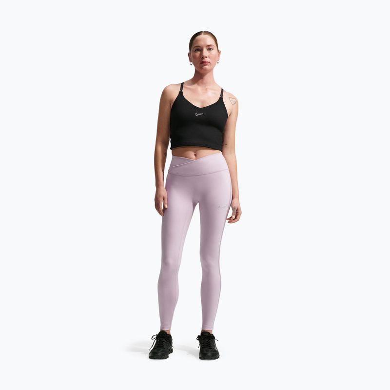 Dámské legíny Nike One High-Waisted Seamless platinum violet 2