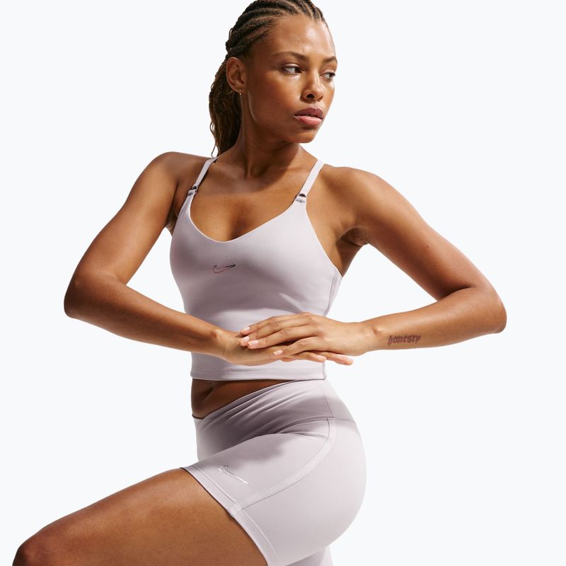 Tréninková podprsenka Nike Light Support Padded platinum violet 5