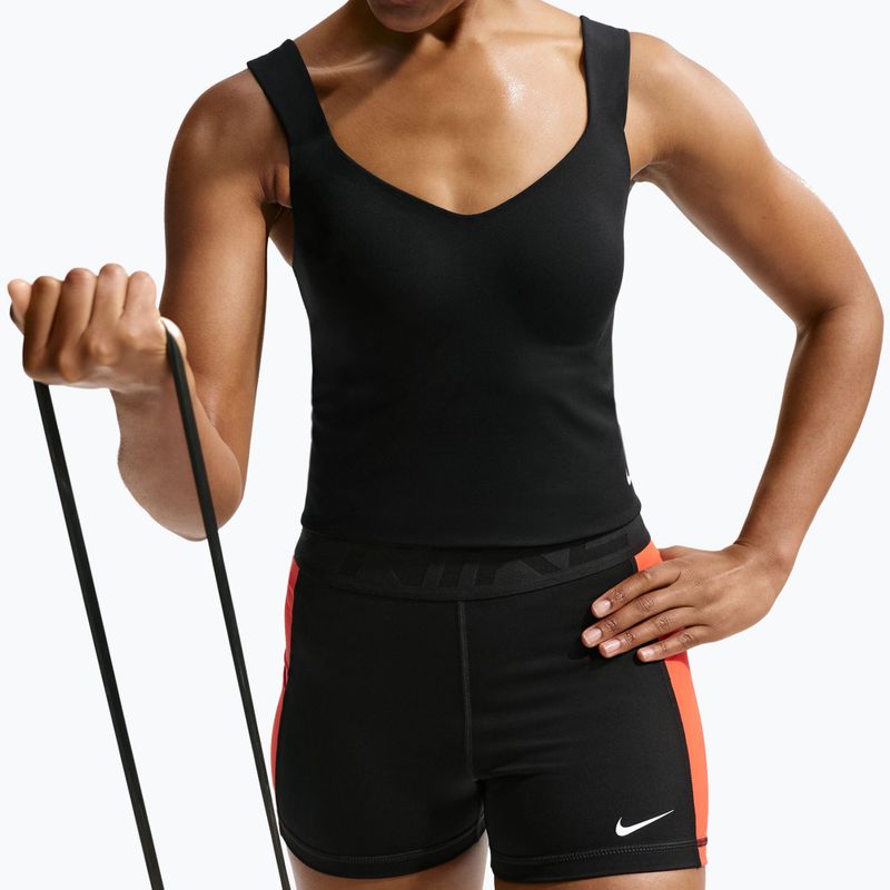 Dámské tréninkové tričko Nike Pro Sculpt Medium Support Padded Tank black/white 6