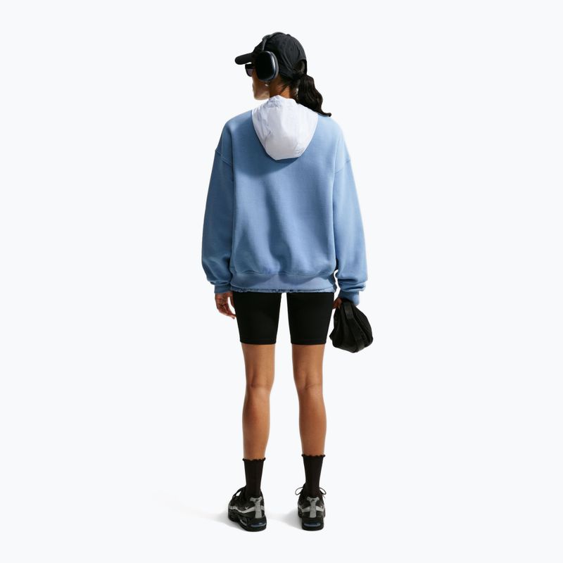 Dámská mikina Nike Studio Fleece Medium Weight work blue/sail 3