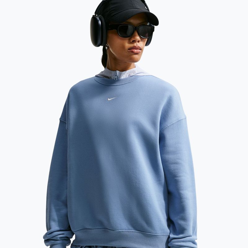 Dámská mikina Nike Studio Fleece Medium Weight work blue/sail 4