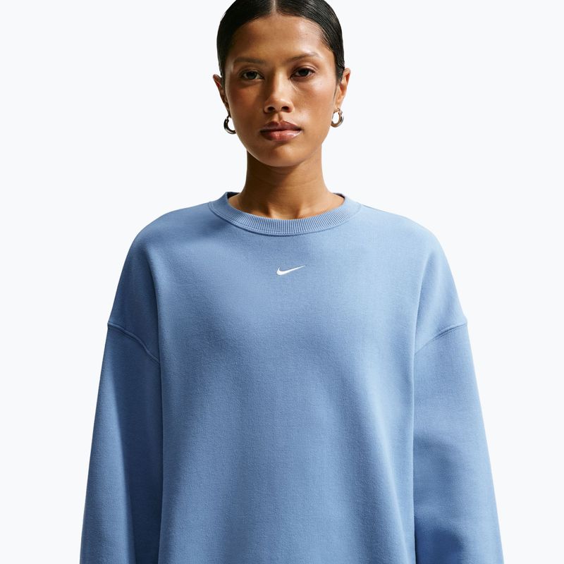 Dámská mikina Nike Studio Fleece Medium Weight work blue/sail 5