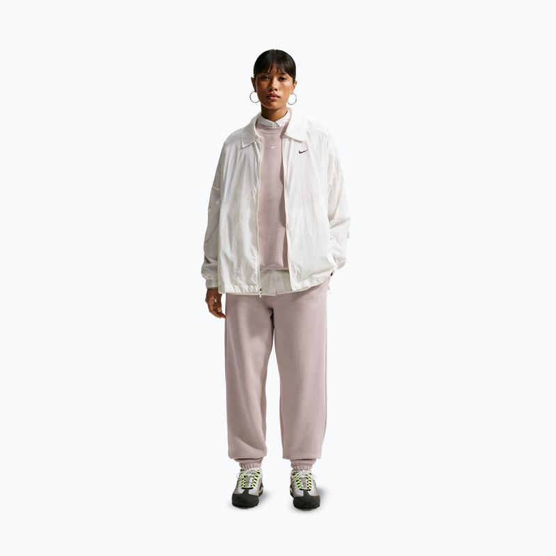 Dámské kalhoty Nike Studio Fleece Medium Weight cream Ii/sail 2