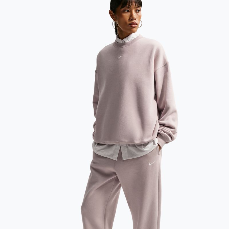 Dámské kalhoty Nike Studio Fleece Medium Weight cream Ii/sail 4