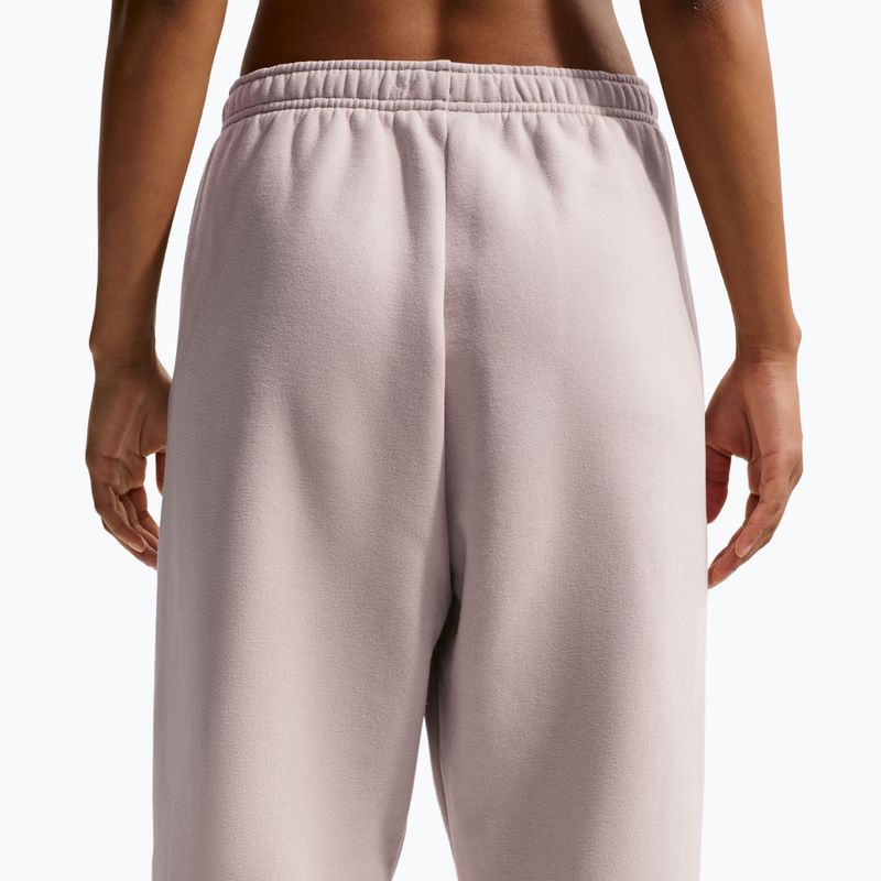 Dámské kalhoty Nike Studio Fleece Medium Weight cream Ii/sail 6