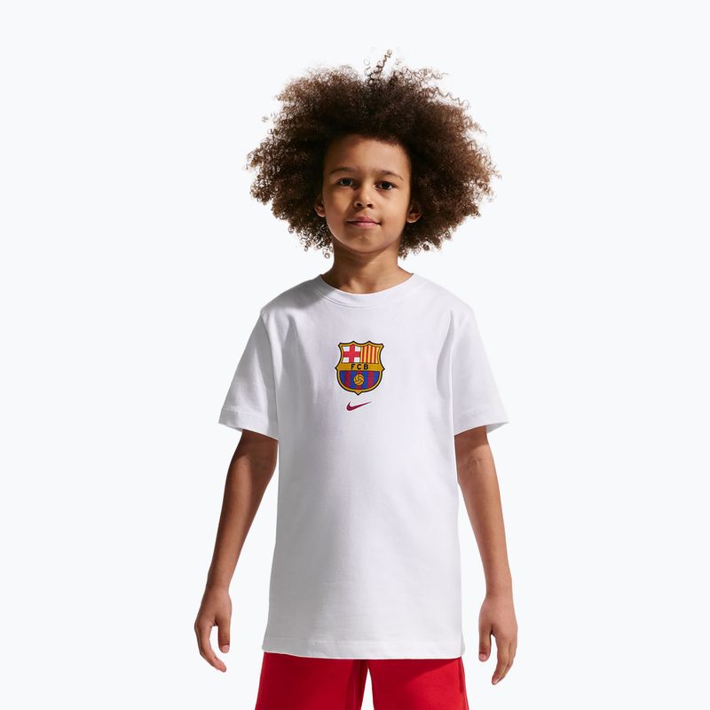 Dětské tričko Nike FC Barcelona Soccer white