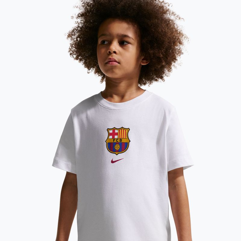 Dětské tričko Nike FC Barcelona Soccer white 4