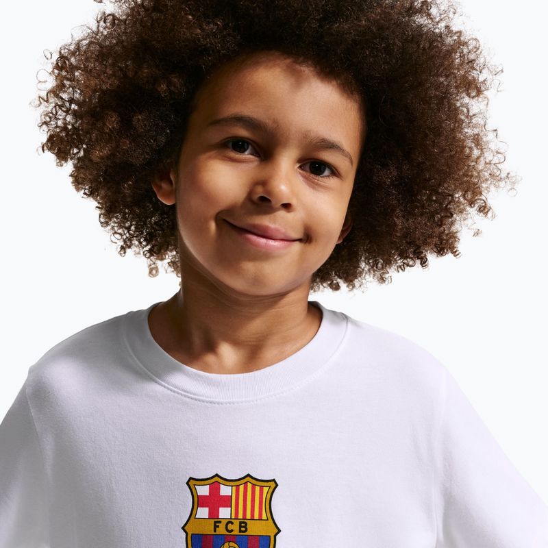 Dětské tričko Nike FC Barcelona Soccer white 5