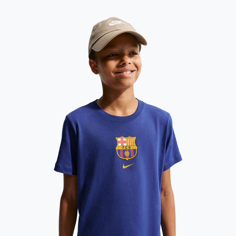 Dětské tričko Nike FC Barcelona Soccer deep royal blue 4