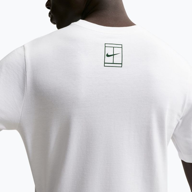 Pánské tenisové tričko Nike Court Love white 5