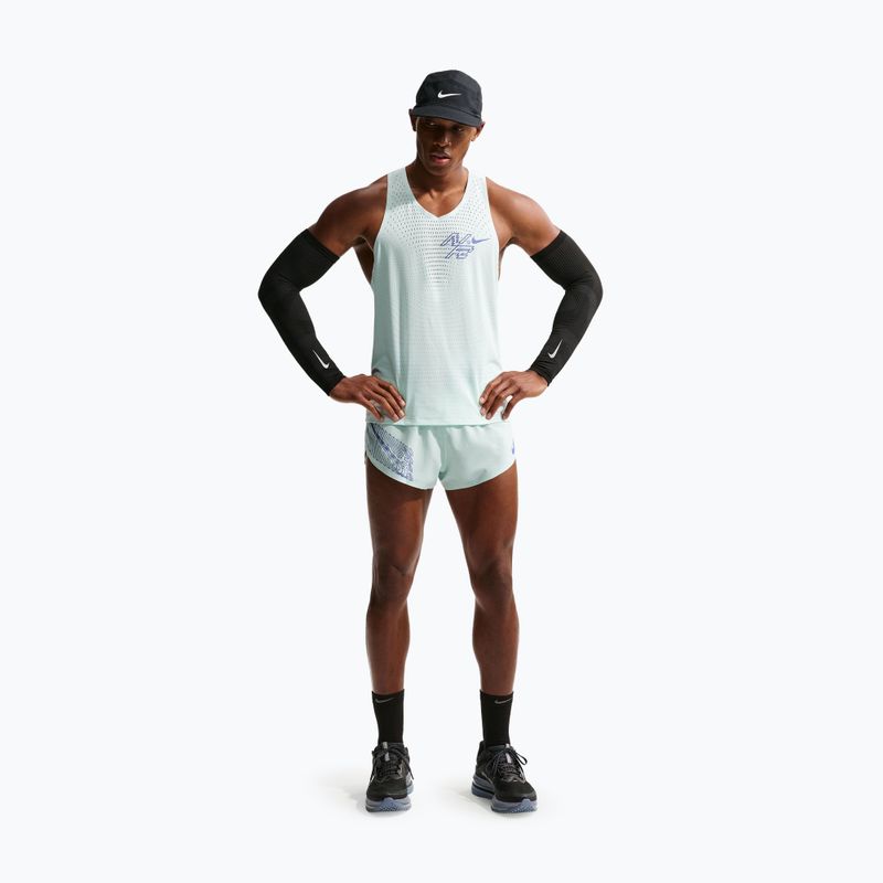 Pánské běžecké tričko Nike AeroSwift Dri-Fit ADV Running Singlet barely green/lapis 2