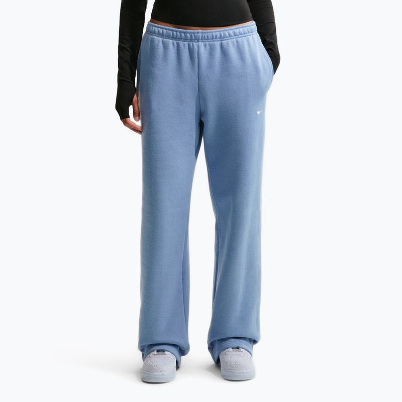 Dámské kalhoty Nike Studio Fleece work blue/sail