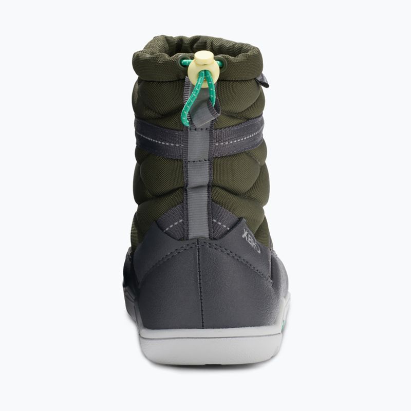Dětské barefoot boty Xero Shoes Alpine Pull On army green 4