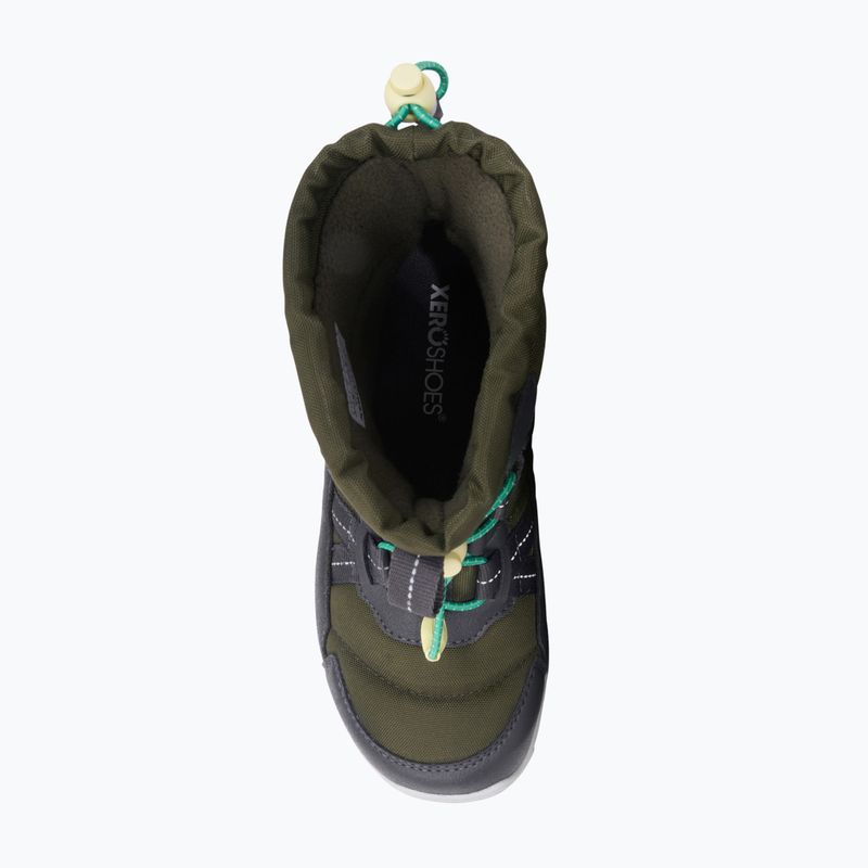 Dětské barefoot boty Xero Shoes Alpine Pull On army green 6