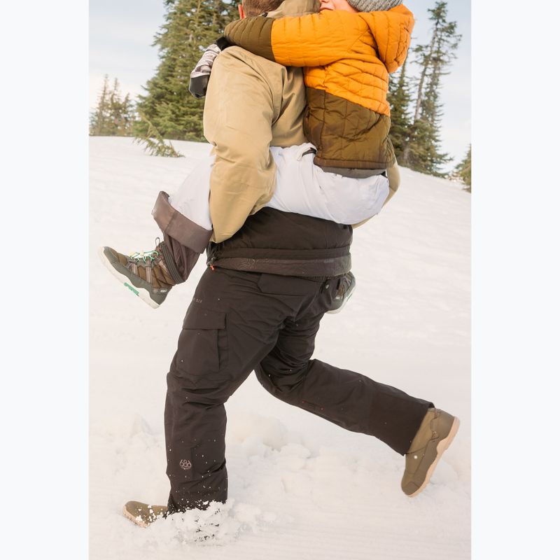 Dětské barefoot boty Xero Shoes Alpine Pull On army green 11