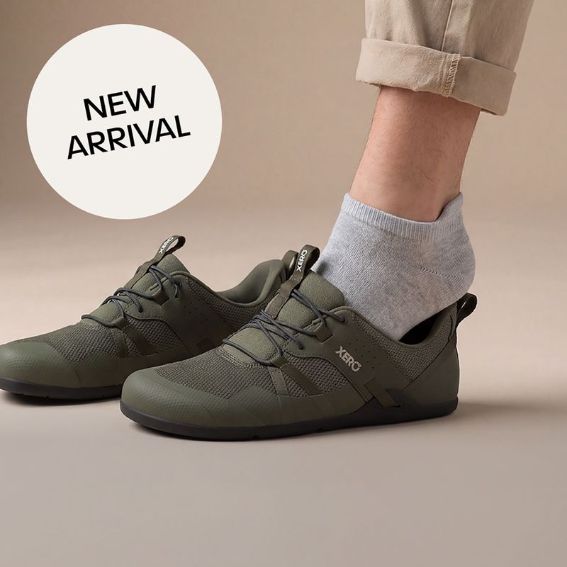 Pánské barefoot boty Xero Shoes Prio Easy On army green 8