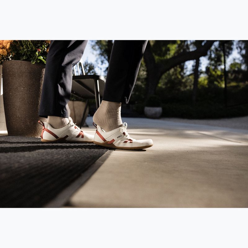 Dámské barefoot boty Xero Shoes Prio Easy On egret/burnt brick 8