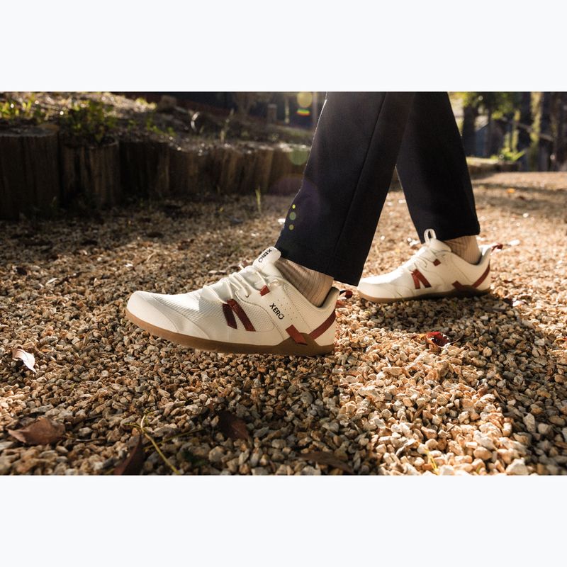 Dámské barefoot boty Xero Shoes Prio Easy On egret/burnt brick 9