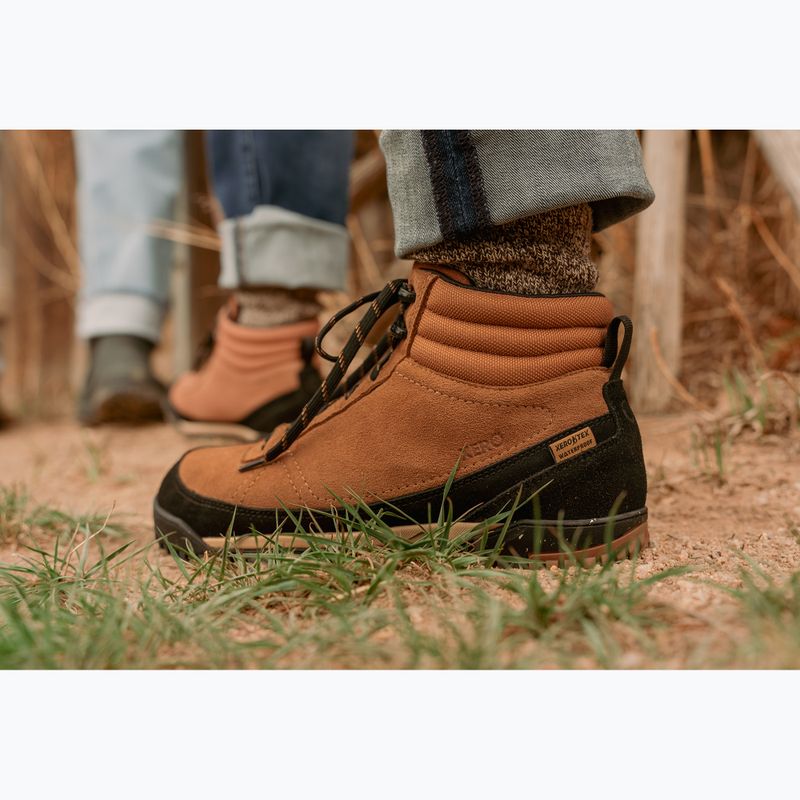 Pánské barefoot boty Xero Shoes Ridgeway Suede dark irish cream 10