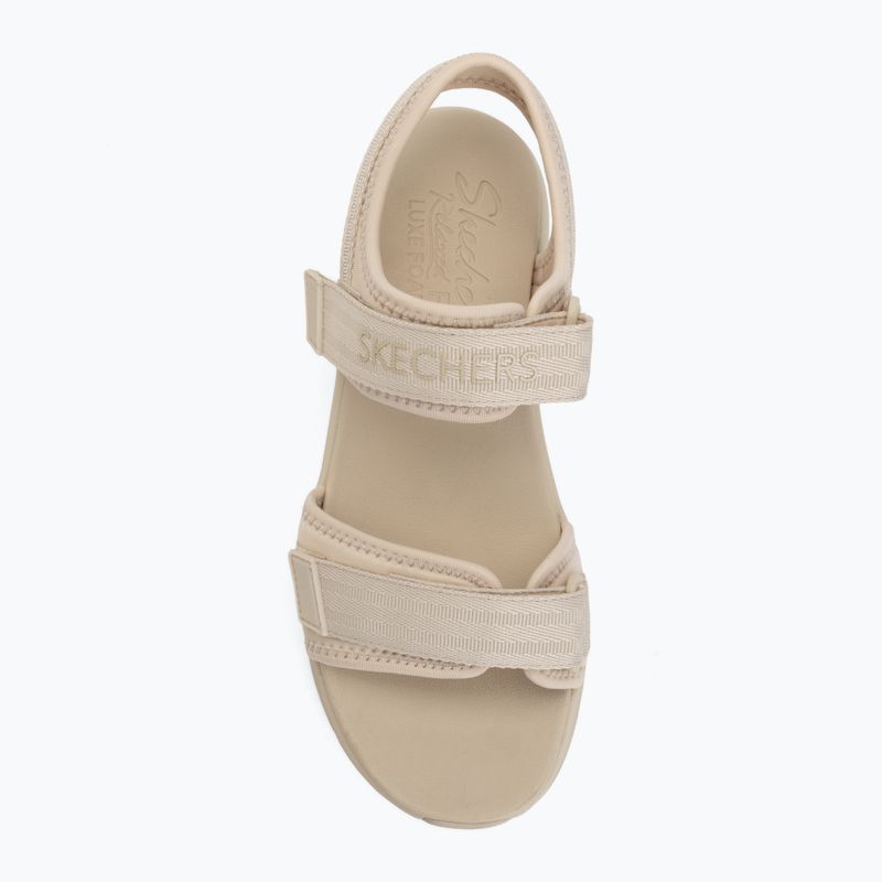 Dámské sandály SKECHERS D'Lux Walker Adored Days beige 5