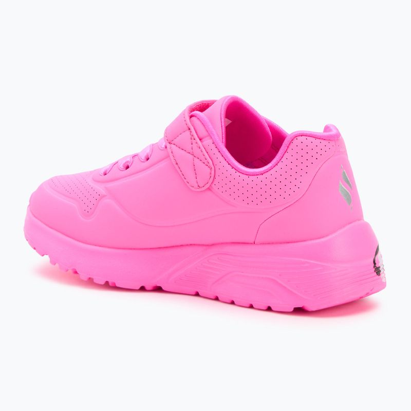 Dětské boty SKECHERS Uno Lite Love Levitate hot pink/multi 3