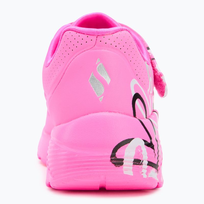 Dětské boty SKECHERS Uno Lite Love Levitate hot pink/multi 6