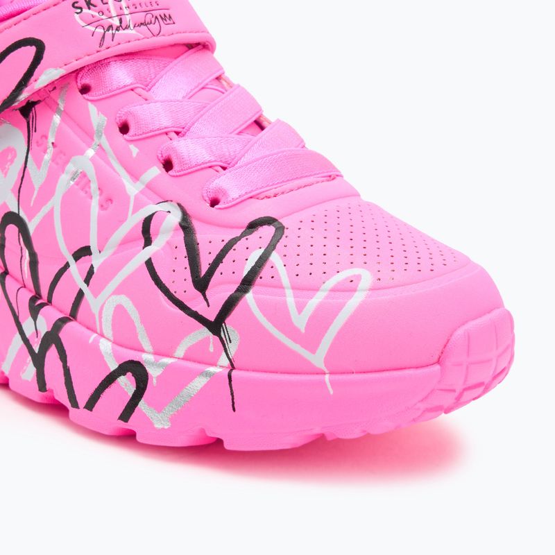 Dětské boty SKECHERS Uno Lite Love Levitate hot pink/multi 7